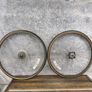 GALLI MAILLARD TRACK WHEELS 700c 28 TUBULAR BIKE VINTAGE 80S BIKE FIAMME EUR 162,77 - FR
