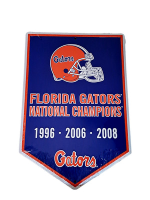 Hangtime Florida 2008 NCAA National Champs 12x18 Banner