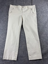 Lauren Ralph Lauren Petites Chino Dress Pants Women's 14P Cream Straight Leg VTG