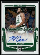 2024-25 Donruss Optic #SS-MLC M.L. Carr Signature Series Boston Celtics