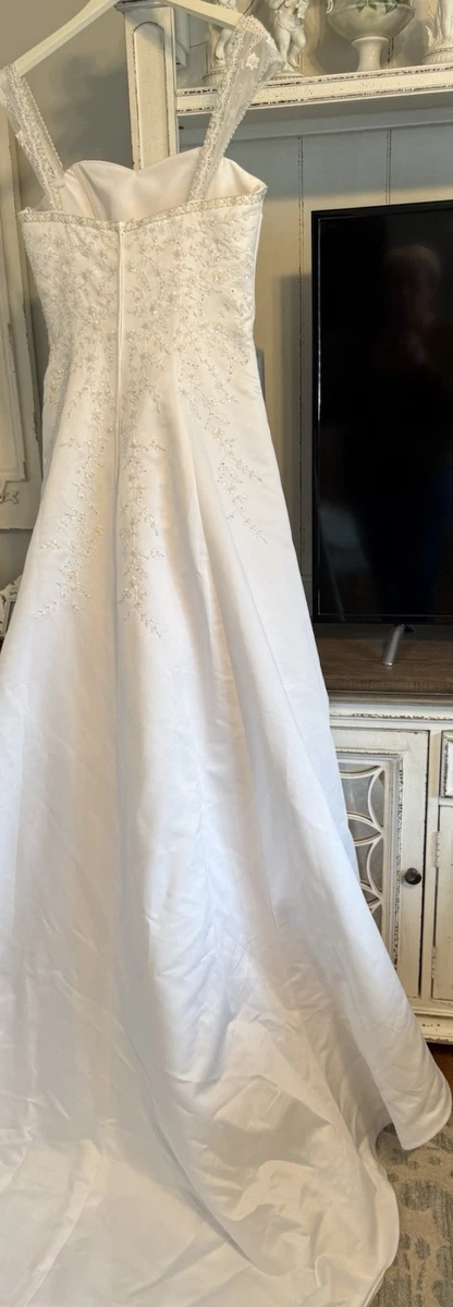 David's Bridal Cap Sleeve Wedding Dresses for sale | eBay David's Bridal Cap Sleeve Wedding Dresses for sale | eBay