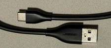 Authentic Bose USB-A to USB-C Charging Cable for Headphones and More - Black