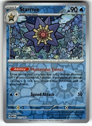 Starmie 121/165 Reverse Holo Scarlet & Violet 151