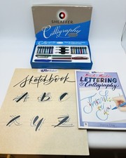 Sheaffer Calligraphy Classic Kit W/ ArtMaker Basic Instructions Sketchbook Lot