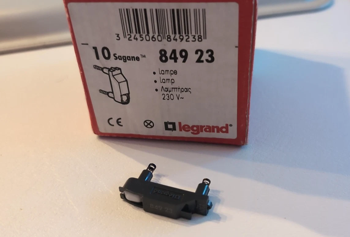 Interrupteur Poussoir Legrand Galion - Réf 83005 - Avec Voyant 230V - Neuf