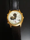 Seiko mens watch quartz chronograph vintage glow in dark Mickey Mouse