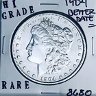 1904 P MORGAN SILVER DOLLAR HI GRADE GENUINE U.S. MINT RARE COIN 8680