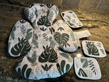 Mamatepe Newborn Insert Stroller Swing Car Seat Compatible w/3to5 Point Harness