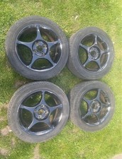 Enkei Mazda Mx5 Wheels 4x100 15x6J Alloys NO CRACKS MK1 / 2 / 2.5