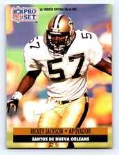 1991 Pro Set Spanish #158 Rickey Jackson Fresh Break EX-EXMINT