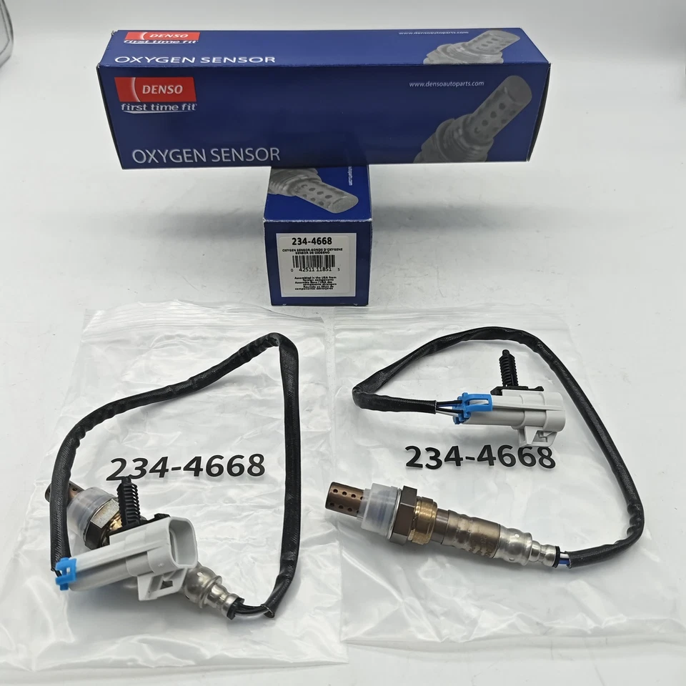 Denso 2X 234-4668 Oxygen O2 Sensor For 2003-15 Buick Cadillac Chevrolet Pontiac Foto 3 de 4