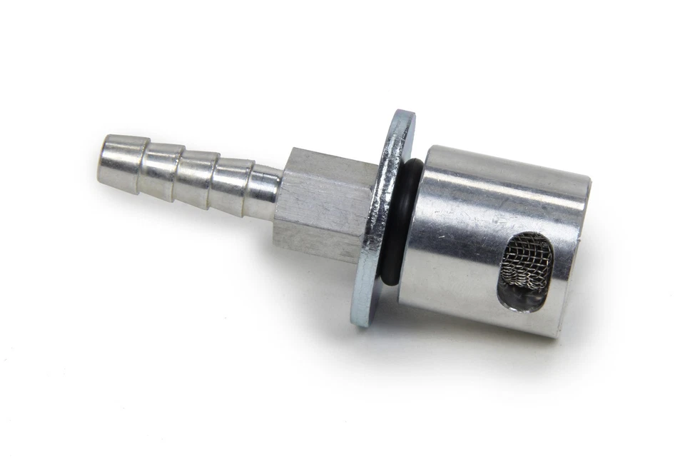 Holley 19-174, una válvula de ventilación de aluminio mecanizado montaje remoto con 5/16 púas - Stee Foto 3 de 4