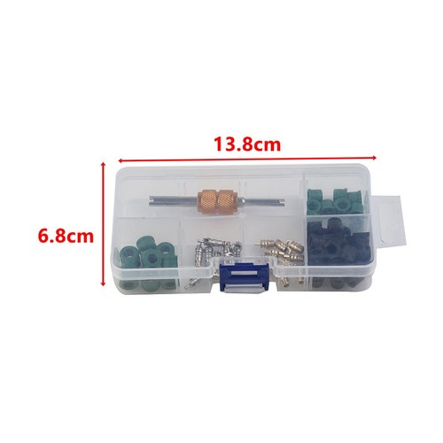 AC manifold gauge Repair Tools 71pcs set Air Condition 10pcs Valve Cores - Picture 2 of 24