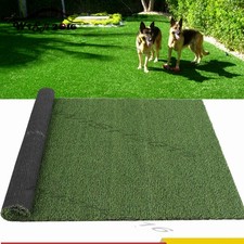 12x 12FT Artificial Grass Turf w/Drainage Hole Pet Dog Outdoor Indoor Fake Grass