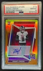 2022 Panini Rookies & Stars Drake London Signatures RC Orange Auto #66/99 PSA 10