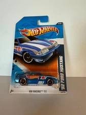 Hot Wheels '92 Ford Mustang 2011 HW Racing #9/10 Blue A10