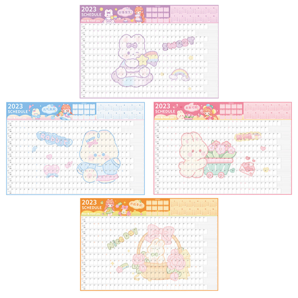 Planificador diario de 4 hojas diario para hacer calendario de 3 meses estudiante The List Paper