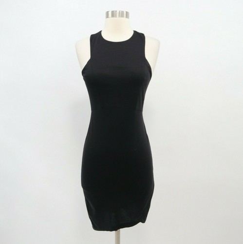 Helmut Lang Sheath Dress Womens 2 Black 
