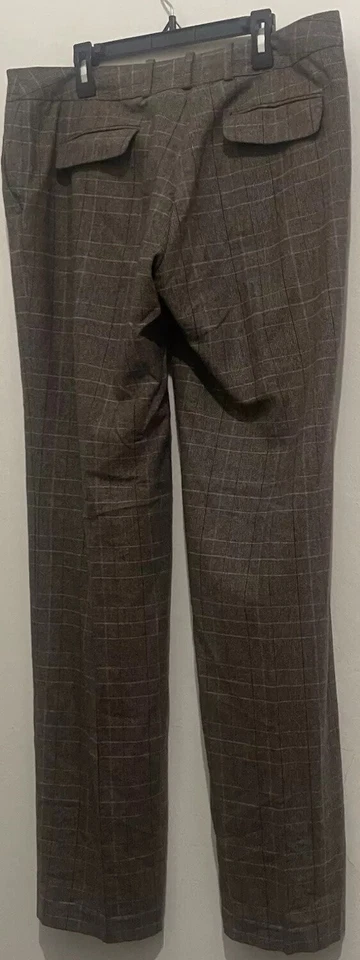 Ted Baker  Women’s London Wool Blend Plaid Trousers Pants Ted Size 4/ US (8-10) - Image 4 of 4