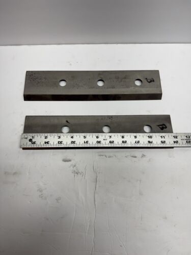 Vermeer 12 Inch Brush Chipper Knives Blades Set Of 2 - Picture 4 of 7
