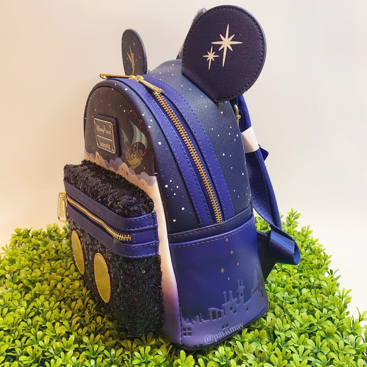 New Loungefly Mickey MouseMain Attraction Peter Pan\'s Flight Backpack with ears Mickey Mouse: The Main Attraction Peter Pan main image 2