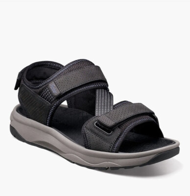 NEW FLORSHEIM men\'s tread lite river sandal in black Amazon.com | Florsheim Tread Lite Thong Sandal Mens Sandal 7  main image 2