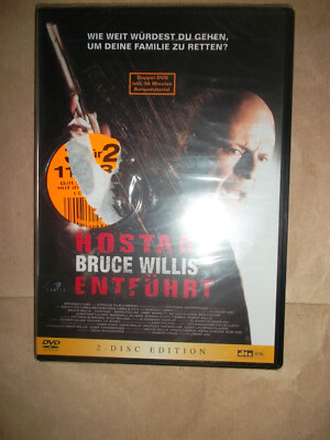 NEU Hostage - Entführt (2 DVDs, 2005) Blockbuster Action Thriller Bruce Willis