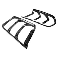 For 15-17 Mustang Real Carbon Fiber Tail Light Trim Real Dry Carbon Fiber Gloss