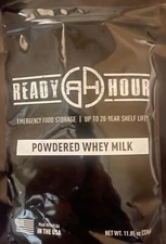 Powdered Whey Milk Emergency 16 Serving Survival Food Pouch, 25 Year Shelf Life