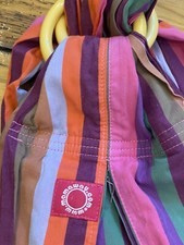 MAMAWAY Rainbow Crayon RING SLING Baby Carrier 100% Cotton