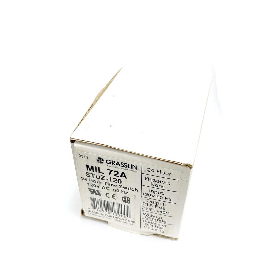 Grasslin Spa and Pool Timers Timer Model MIL 72A STuZ-120 24 hour 120 V New - Image 2 of 3