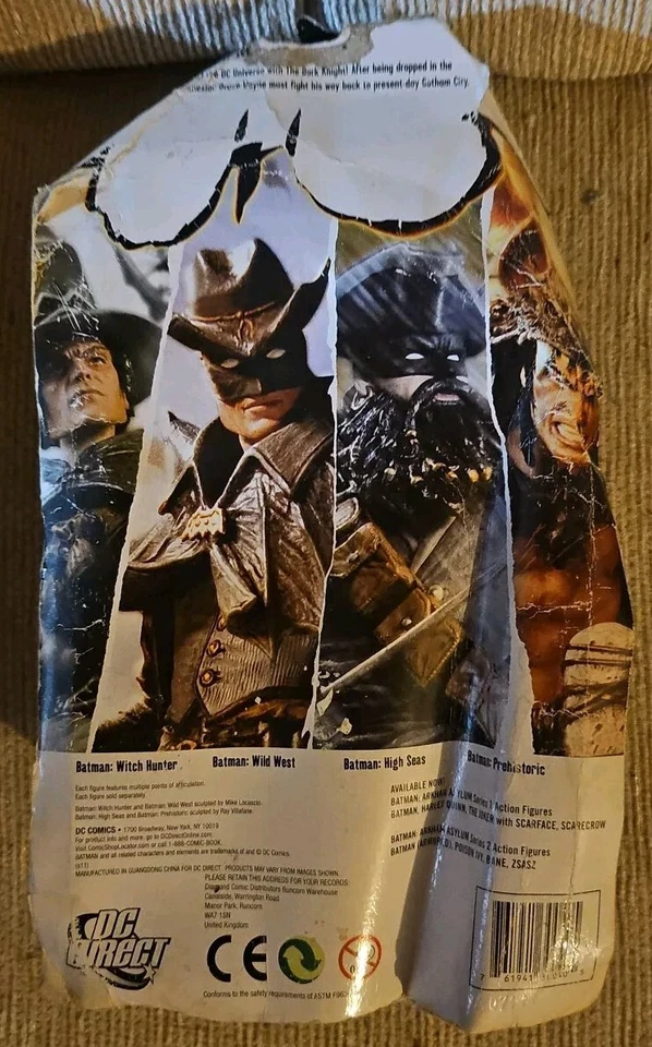 DC Direct Toys Batman Cazador de Brujas Retorno de Bruce Wayne 7” Caja Dañada Foto 2 de 2