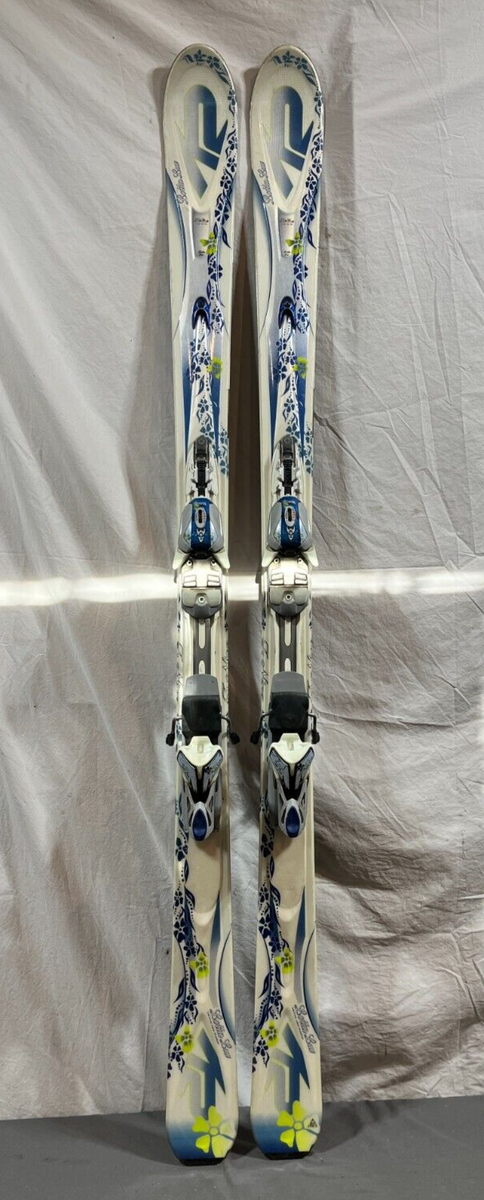 K2 Lotta Luv 167cm 119-78-105 r=16m Womens Skis Marker MOD 11.0