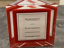 Drexel Burnham Lambert - Vons Merger Lucite Nyse - Wall Street - Tombstone Award