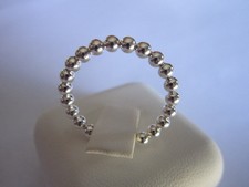 Sterling Silver Ball Bead Ring stackable plain Ring 925 soild silver 2mm size 8