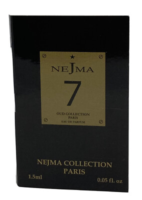 Nejma 7 Oud Collection 0.05 oz 1.5 ml Eau De Parfum Spry Mini Travel Sample Vial