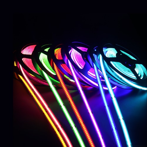 RGB COB Led Strip Lights DC12V 1-10M Led Light For Car Boat Room Bedroom Bar TV - Picture 4 of 31