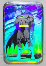 Batman 1991 Comic Art Holographic Metal Pinback Button Pin DC NEW UNUSED