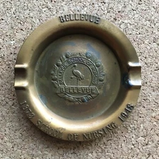 Vintage 1948 Bellevue School of Nursing New York Ashtray