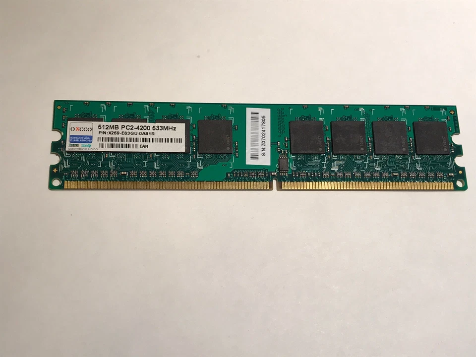 Memory Card 512MB PC2-4200 633mHz OXCCO - Image 2 of 4