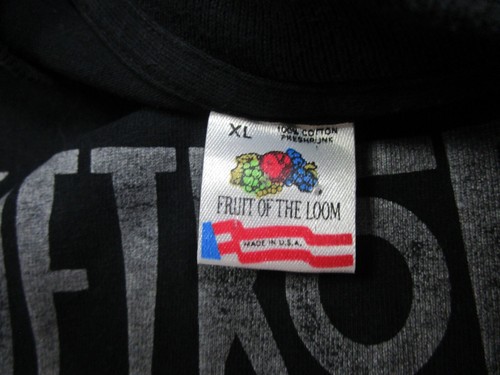 Camicia Metropolis Industrial Dance Tech Art (XL) Vintage Punto Singolo Rave Band - Foto 4 di 8