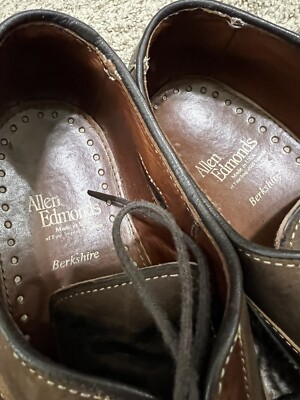 Allen Edmonds Berkshire Brown Nubuck Leather Shoe Size 10 Allen Edmonds Berkshire Brown Nubuck Leather Shoe Size 10 | eBay main image 3