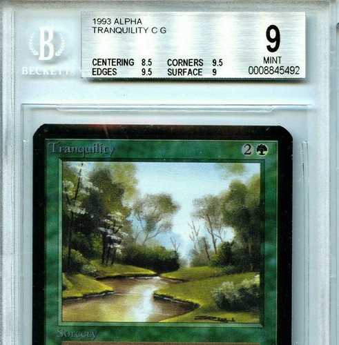MTG Alpha Tranquility BGS 9.0 (9) Mint Card Magic the Gathering WOTC 5492 - Picture 2 of 3