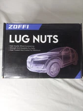 ZOFFI M14x1.5 Lug Nuts JLN007 24pcs Chrome Closed End Bulge Acorn Style Unused 