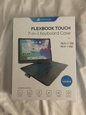 Typecase Flexbook Touch 7-in-1 Keyboard Case iPad Pro 11 iPad Air 4 - Ocean Blue