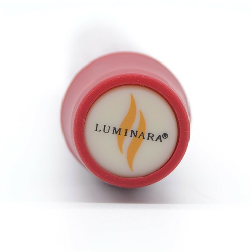 Luminara Flicker Red Taper Candle 8 Inches Pack of 2 Unscented Battery Operated - Picture 3 of 4