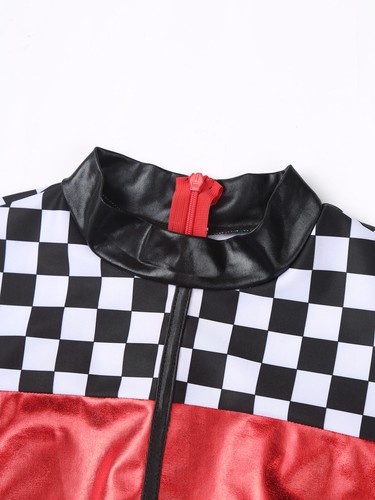 Womens Racer Costume Racing Dress Up Driver Uniform Breathable Jumpsuit Race - Picture 7 of 43