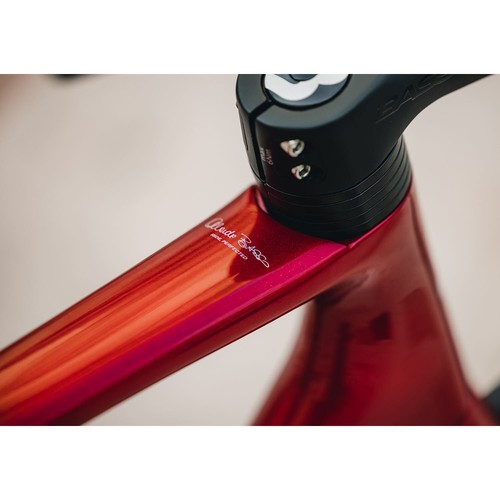 Basso Diamante Carbon Road Bike Frameset - 56cm Large Disc Brake Red Fade - Picture 7 of 10