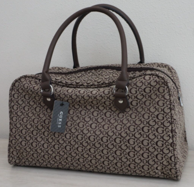 Guess C7816087 Unisex Large Mocha Brown Multi Ashbourne