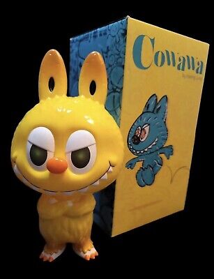 How2work Kasing Lung COWAWA Yellow Sofubi Figure Labubu How2work Kasing Lung COWAWA Yellow Sofubi Figure Labubu